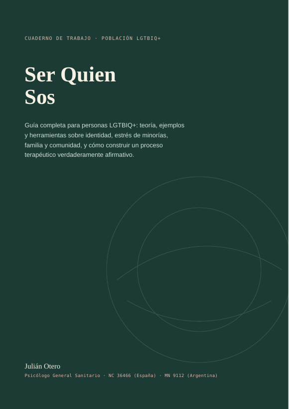 Portada de la guía Ser Quien Sos, comunidad LGTBIQ+